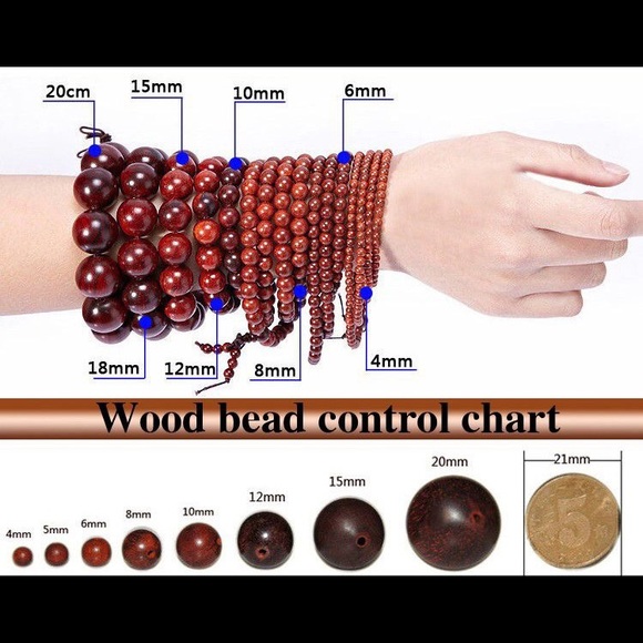 ✨BLUE AGATE STONE BRACELET 6mm✨ - Picture 6 of 7